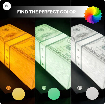 Levitating Money Drop Desk Lamp